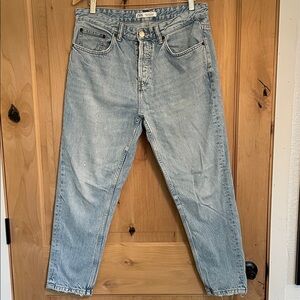 Zara Men’s Relaxed Vintage Light Wash Denim Jeans